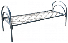 Кровать односпальная 1900*700 металлическая ДСП спинка