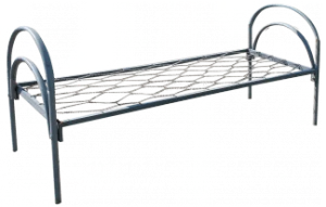 Кровать односпальная 1900*700 металлическая ДСП спинка