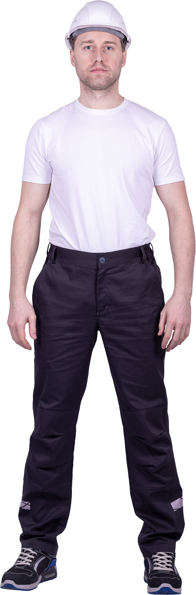 Брюки мужские СТРОНГ от механических воздействий и ОПЗ, цв. темно-серый Брю 048.1