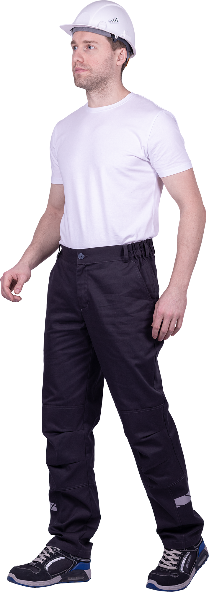 Брюки мужские СТРОНГ от механических воздействий и ОПЗ, цв. темно-серый Брю 048.1