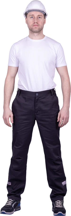 Брюки мужские СТРОНГ от механических воздействий и ОПЗ, цв. темно-серый Брю 048.1