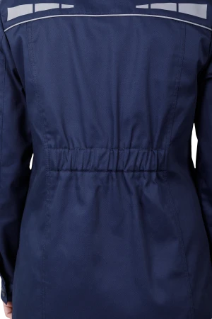 Костюм женский ОПЕРАТОР от механических воздействий и ОПЗ (куртка, брюки), цвет темно-синий Кос 798