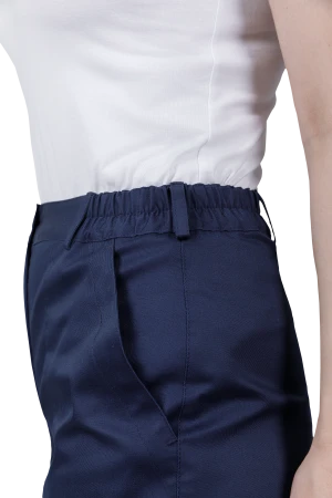 Костюм женский ОПЕРАТОР от механических воздействий и ОПЗ (куртка, брюки), цвет темно-синий Кос 798