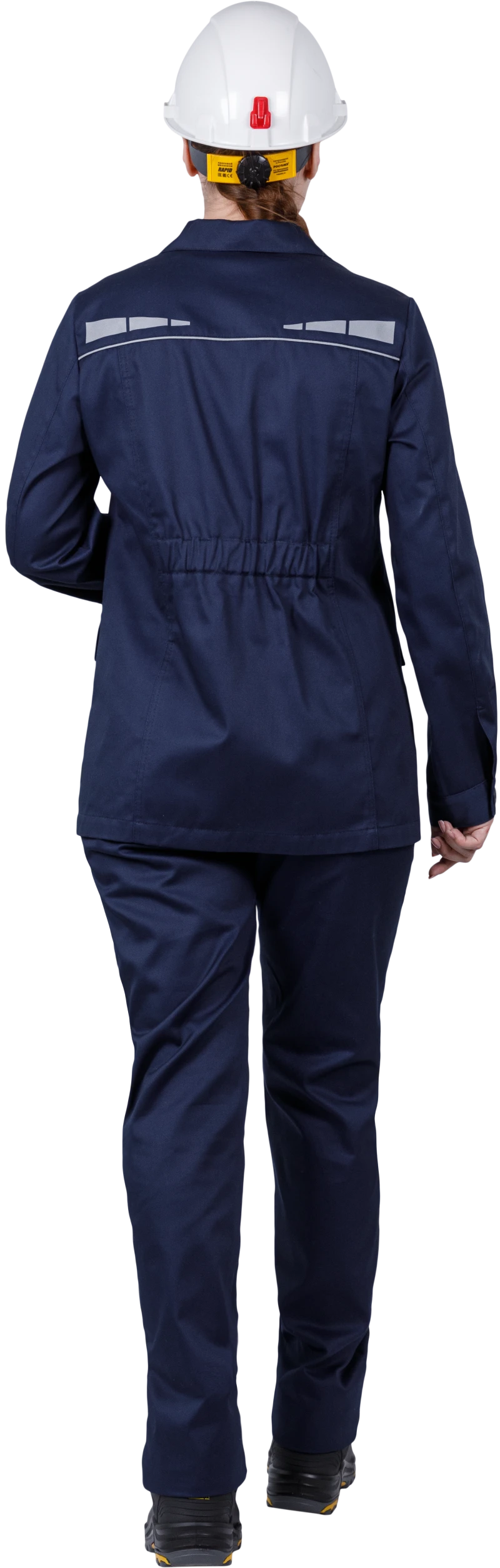 Костюм женский ОПЕРАТОР от механических воздействий и ОПЗ (куртка, брюки), цвет темно-синий Кос 798
