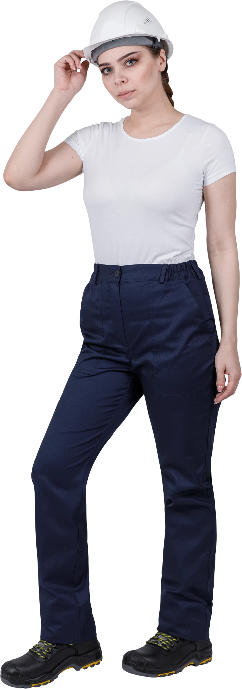 Костюм женский ОПЕРАТОР от механических воздействий и ОПЗ (куртка, брюки), цвет темно-синий Кос 798