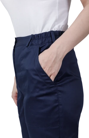 Костюм женский ОПЕРАТОР от механических воздействий и ОПЗ (куртка, брюки), цвет темно-синий Кос 798