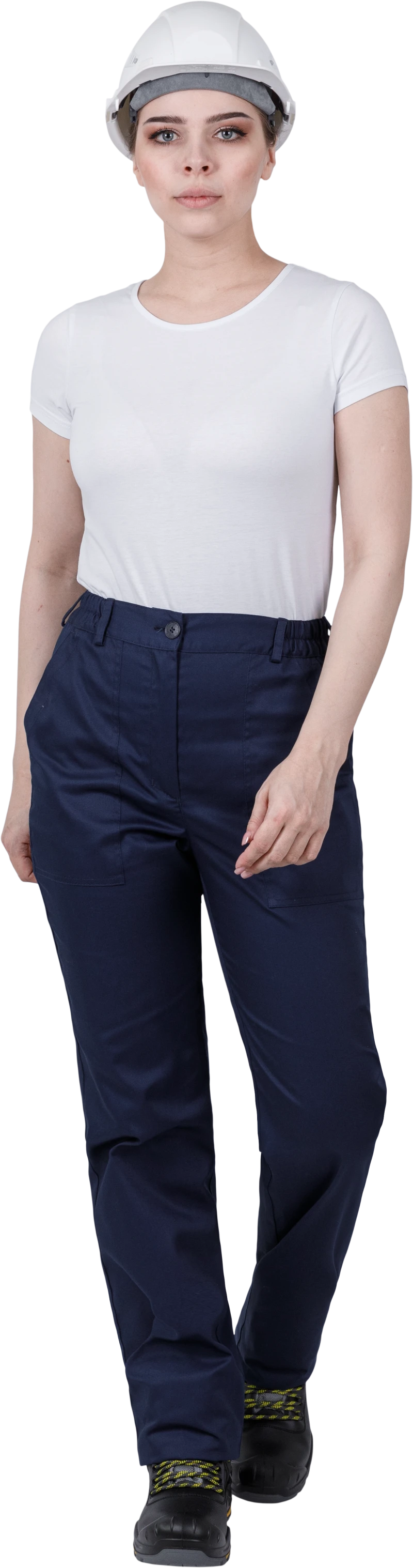 Костюм женский ОПЕРАТОР от механических воздействий и ОПЗ (куртка, брюки), цвет темно-синий Кос 798