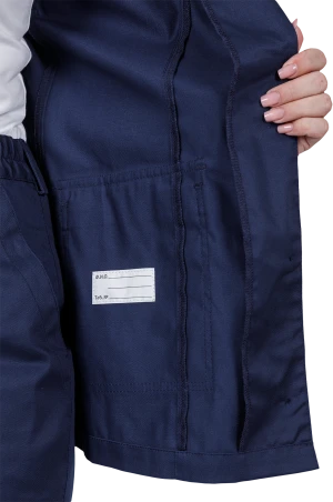 Костюм женский ОПЕРАТОР от механических воздействий и ОПЗ (куртка, брюки), цвет темно-синий Кос 798