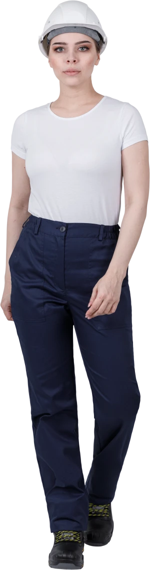 Костюм женский ОПЕРАТОР от механических воздействий и ОПЗ (куртка, брюки), цвет темно-синий Кос 798