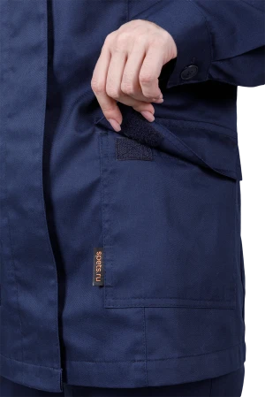 Костюм женский ОПЕРАТОР от механических воздействий и ОПЗ (куртка, брюки), цвет темно-синий Кос 798