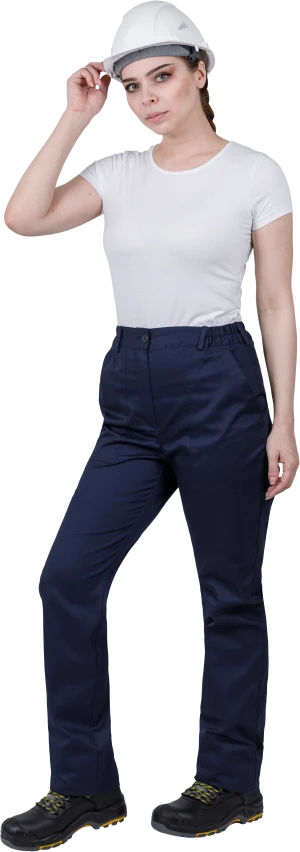 Костюм женский ОПЕРАТОР от механических воздействий и ОПЗ (куртка, брюки), цвет темно-синий Кос 798