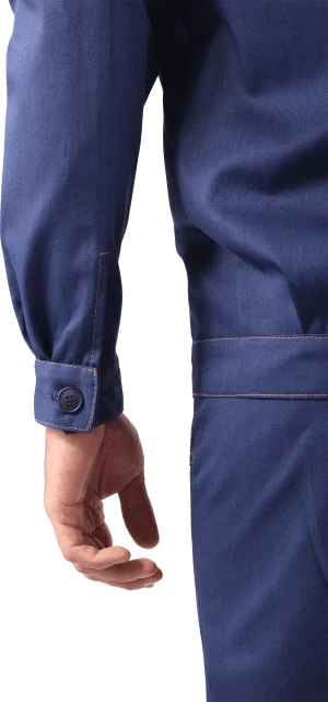 Костюм мужской МУРАВЕЙ от механических воздействий и ОПЗ (куртка, брюки), темно-синий Кос 006