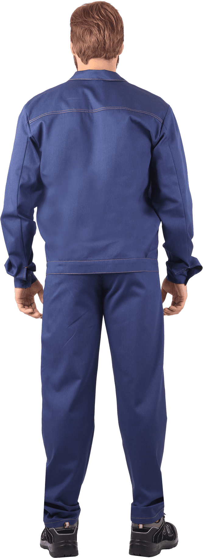 Костюм мужской МУРАВЕЙ от механических воздействий и ОПЗ (куртка, брюки), темно-синий Кос 006