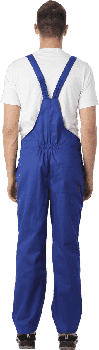 Костюм мужской СПЕЦИАЛИСТ-2 от механических воздействий и ОПЗ (куртка, полукомбинезон), василёк/темно-синий Кос 516