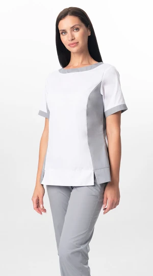 Костюм ГРАЦИЯ, серый-белый Кос 874