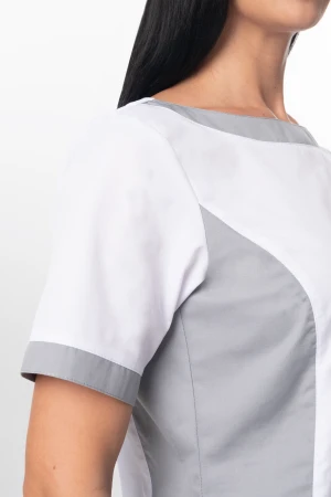 Костюм ГРАЦИЯ, серый-белый Кос 874