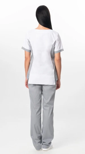 Костюм ГРАЦИЯ, серый-белый Кос 874