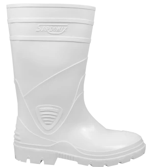 Сапоги ПВХ мужские белые (165-03Б/5-605-W04), (h-34) Сап 014