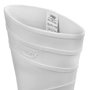 Сапоги ПВХ мужские белые (165-03Б/5-605-W04), (h-34) Сап 014