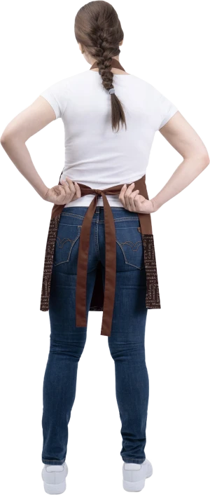 Фартук БАРИСТА, коричневый Фар 815