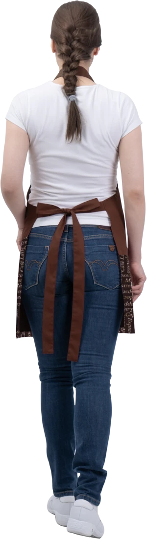 Фартук БАРИСТА, коричневый Фар 815