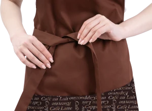 Фартук БАРИСТА, коричневый Фар 815