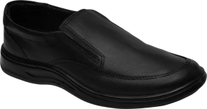 Туфли ВИЛЕН, мужские кожаные ПУ (арт. ШК-12233) (черные) Туф 004