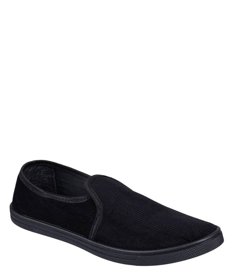 Тапочки прогулочные вельвет/ПВХ (арт.1-21-1) Обу 002