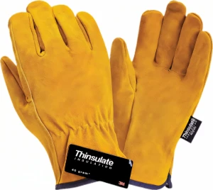 Перчатки ДРАЙВЕР СТ, (0128 3М), спилок, Тинсулейт® Пер 222
