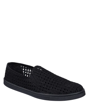 Тапочки сетка/ПВХ, мужские черные (арт.1-22-3)