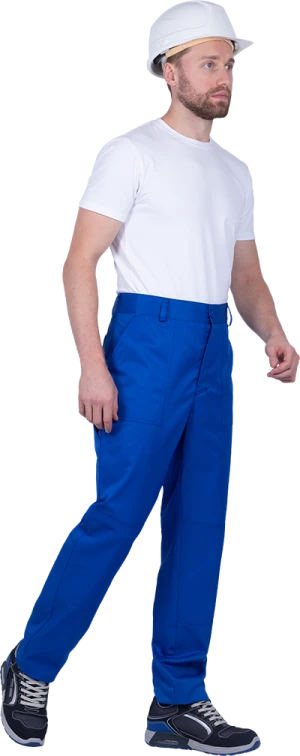 Костюм мужской СПЕЦИАЛИСТ-1 от механических воздействий и ОПЗ (куртка, брюки), василёк/темно-синий Кос 562