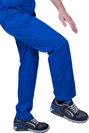 Костюм мужской СПЕЦИАЛИСТ-1 от механических воздействий и ОПЗ (куртка, брюки), василёк/темно-синий Кос 562