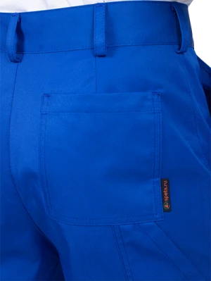 Костюм мужской СПЕЦИАЛИСТ-1 от механических воздействий и ОПЗ (куртка, брюки), василёк/темно-синий Кос 562