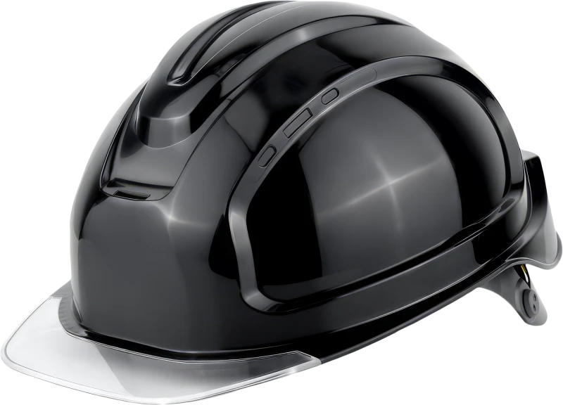 Каска СОМЗ-80 АБСОЛЮТ ПРЕСТИЖ RAPID (783720) черная, бесцветный козырек Кас 114.783720