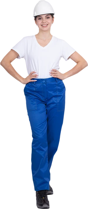 Костюм женский ПРЕМЬЕРА ЛЮКС от механических воздействий и ОПЗ (куртка, брюки), василёк Кос 579