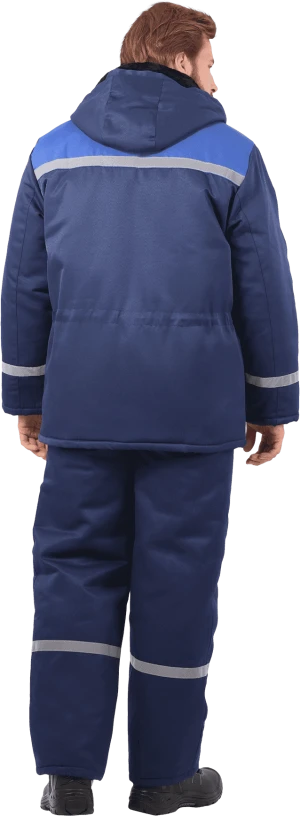 Костюм зимний, т/синий-василёк Кос 306